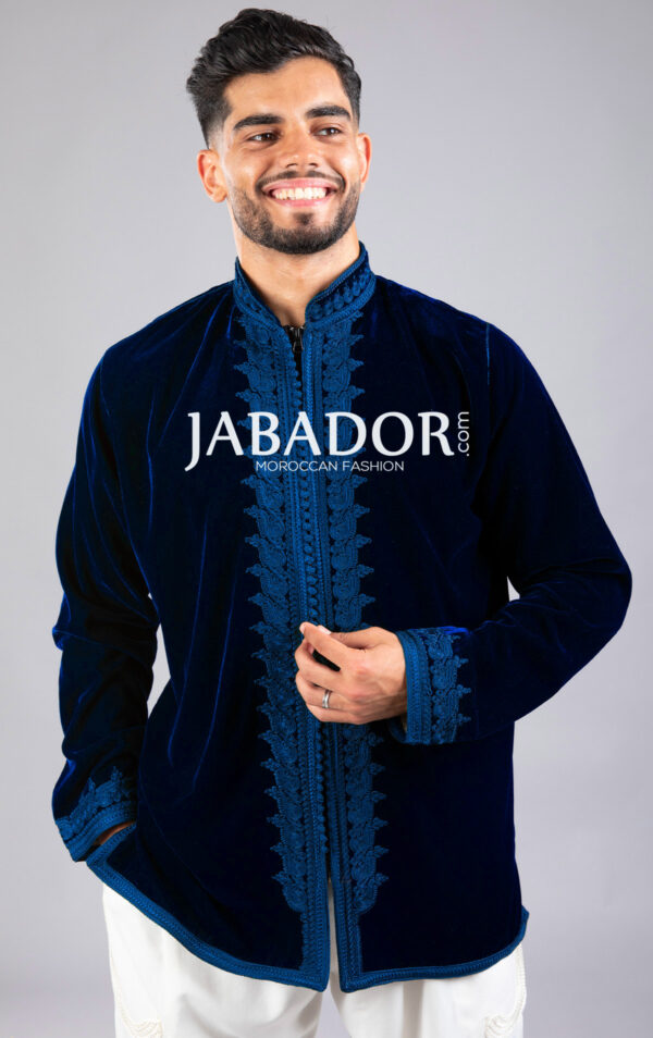 jabador blauw fluweel